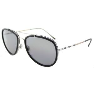 Burberry Polarized B-3039-Q Black Sunglasses